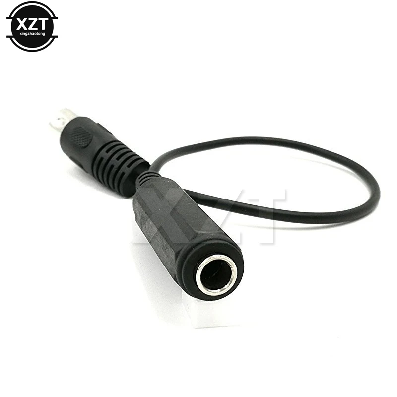 MIDI 5-Pin Din Male to Monoprice 6.35mm (1/4 Inch) Female TRS Stereo Audio Extension Cable for MIDI keyboard  30cm