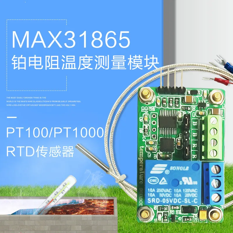 Temperature Detector MAX31865 Platinum Resistance Temperature Measurement Module PT100/PT1000 RTD Sensor