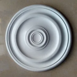 PU Decorative Ceiling Rose For Pendant Light Droplight Lamp Base Plate Rosette Decoration Wall Moulding Wire Panel