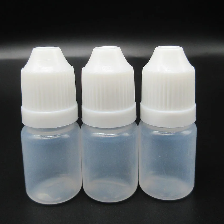 safty cap for children and elderly,5ml soft bottle ,empty eye drops package with childproof cap 100pcs/lot