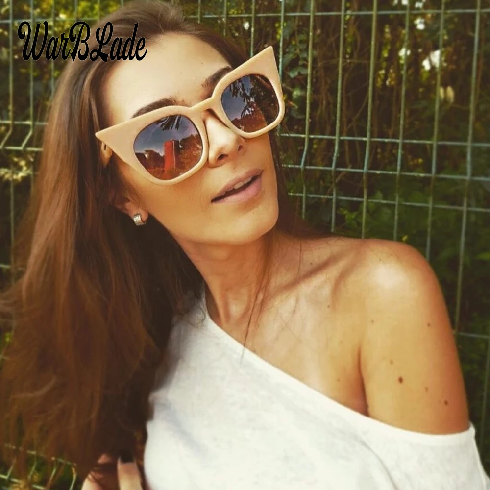 

2018 Sexy Lady Retro Cat Eye Sunglasses Women Vintage Black Sun Glasses fashion shades UV400 Girls Gafas De Sol Sunglasses