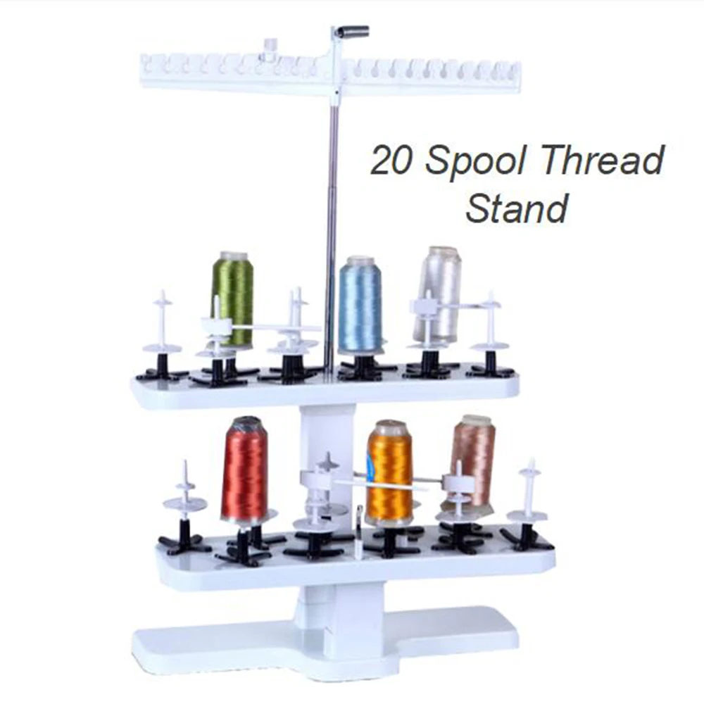 Sewtech 20-Spool Plastic Thread Stand Universal for All Home Embroidery Holder for Brother Viking Brother Singer STS-20 sewing