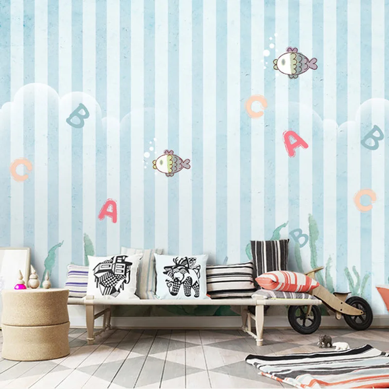 Papel Decorativo Para Pared 3d Wall Papers Home Decor Kids Room Customized paper for s 3 D  Murals Landscape