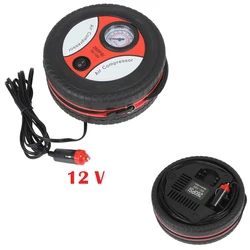 Mini bomba de ar elétrica para pneu automotivo, portátil, 12v, motocicleta, carro, casa, 260psi