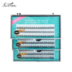 Popular Natural Fishtail  Type Fashion Dovetail Fly Eyelash Soft Mink Eyelash Extension Tool Fake Eye Lash