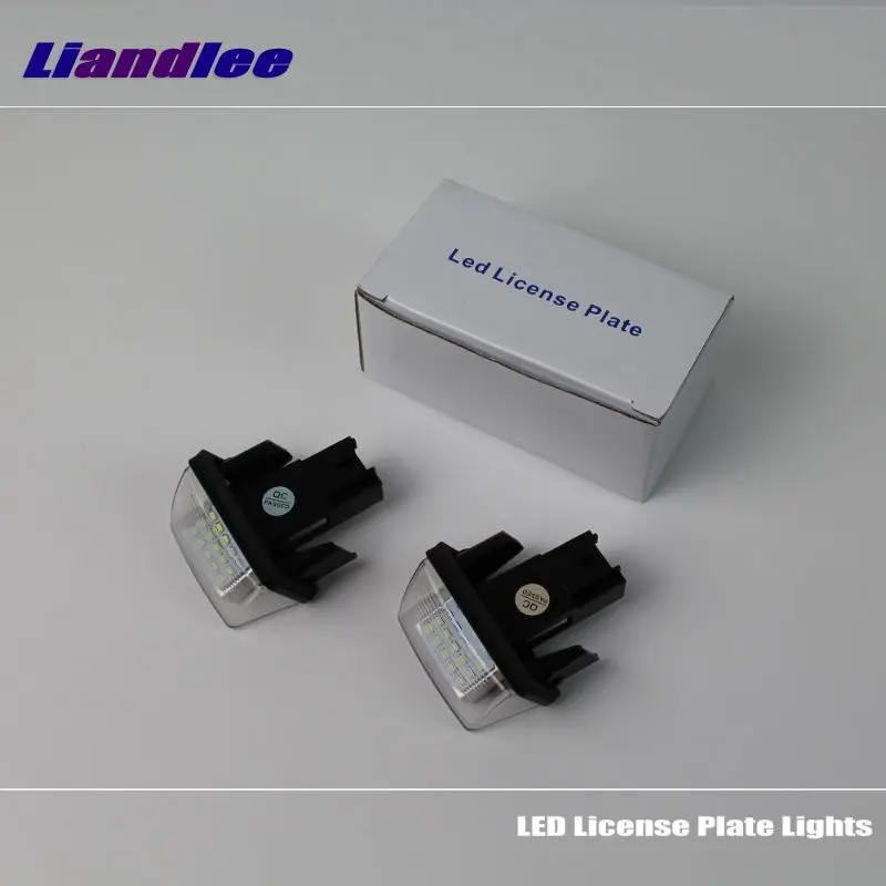 

Liandlee Car License Plate Lights For Peugeot 206 T1 T3E GTi180 RC Auto Number Frame Lamp Bulb LED Illumination Accessories