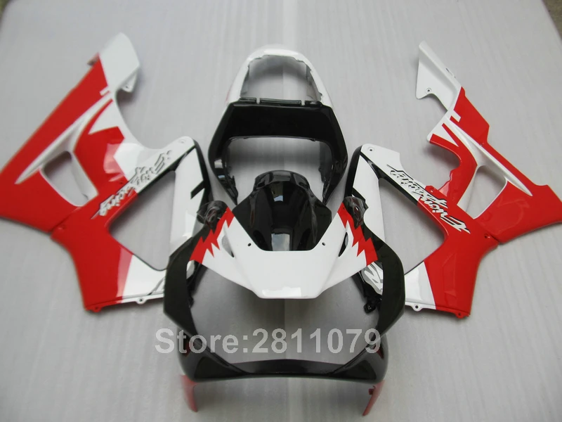 

Injection molding top selling fairing kit for Honda CBR929RR 00 01 red white black fairings set CBR929RR 2000 2001 PA15