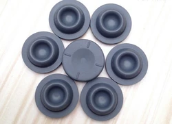 200pcs/lot 20mm PTFE F4 Coated Butyl Rubber Plugs Stopper for glass vials