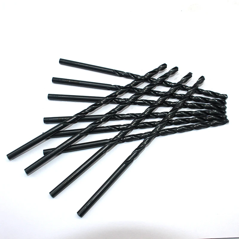 10pcs M2 5.2mm metal steel plate drill bit high speed steel drill bit M2 precision full-grinding straight shank twist drill