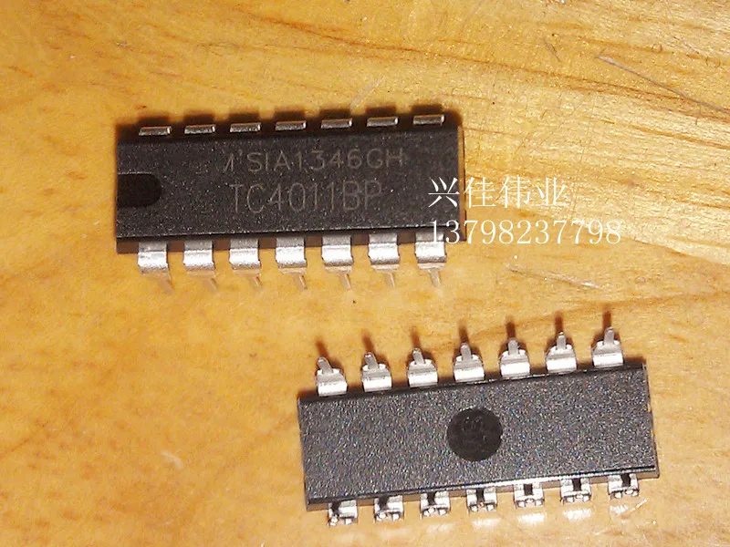 10PCS New TC4011BP TC4011 line DIP-14 Quad 2- input NAND gate