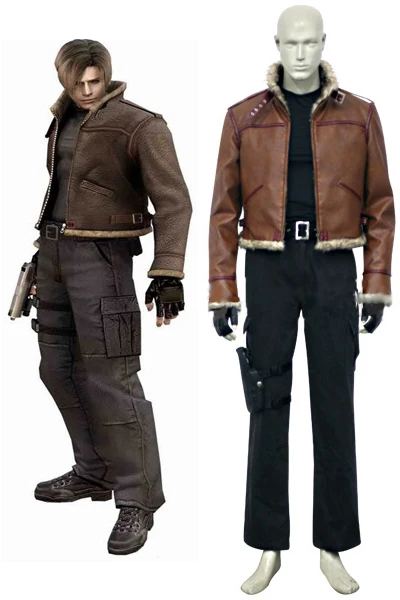 Leon kennedy Cosplay Leon S. Kennedy Cosplay Costume Custom Made for Men and Women