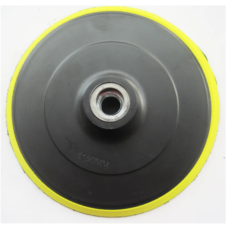 후크 및 루프 6 "150mm 백업 패드, 14mm 스레드 및 샌더, 자동차, 복원을위한 교체.