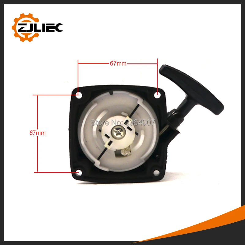 1pc recoil Starter fit for earth auger 49cc ground drill tree plant machine post hole digger 52cc grass trimmer cutter starter