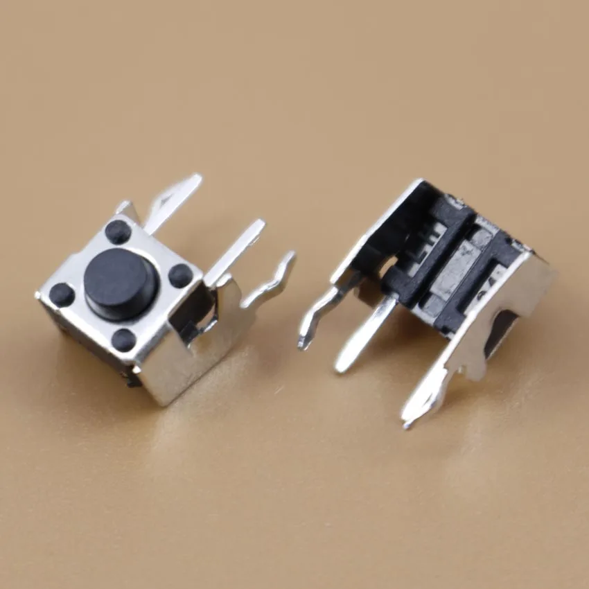 YuXi 1pcs Tact Switch Push Button 6*6*5 6mm*6mm*5mm H5mm Right Angle