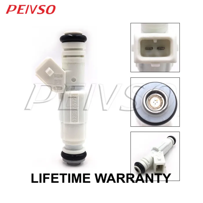 PEIVSO 4pcs 0280155724 Fuel Injector For Megane I Cabriolet 96~99 Megane I Coach 96~99 SPORT SPIDER 95~99 Megane I 96~03 2.0 16V