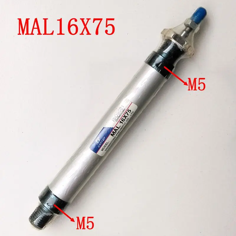 

Single Rod Cylinder MAL16X75 Bore 16mm Stroke 75mm