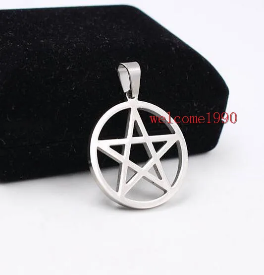 fate love best seller Stainless Steel pentagram Pendant charms high Polished for Mens XMAS GIFTS Fashion