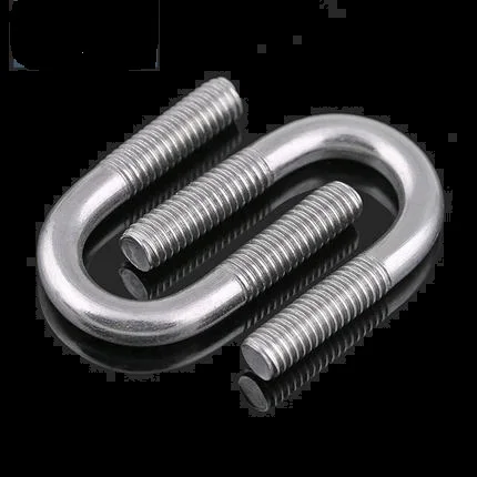 10pcs  M6 M8 standard 304 stainless steel U bolt U type card U type bolt U shaped tube clamp horse riding hoop