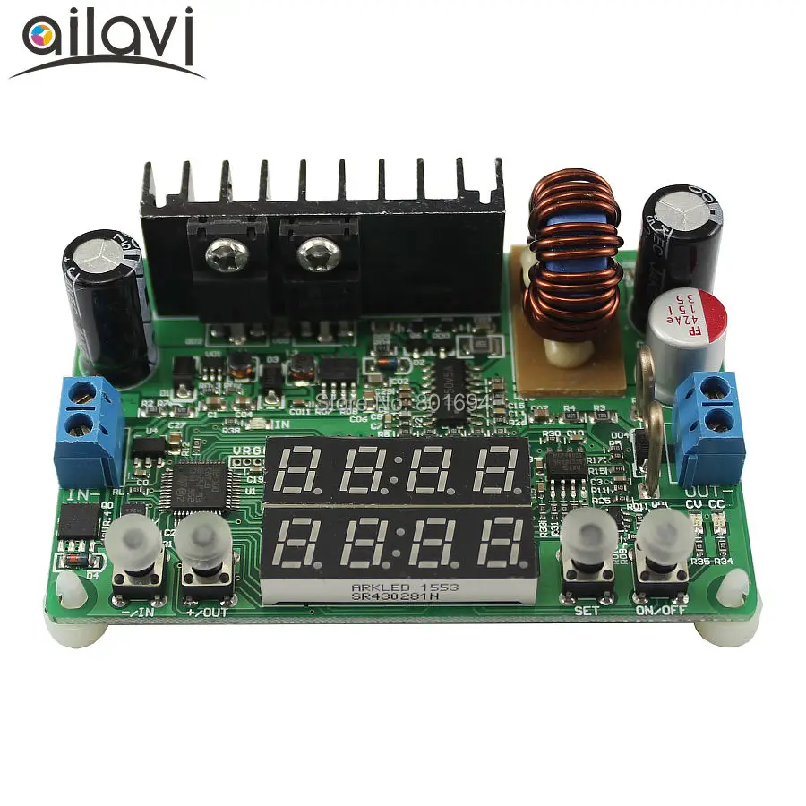 160W NC Power Supply Module DC6~40V to 0~32V 5A Adjustable Buck Voltage Regulator DC 12V 24V Numerical Control Power Adapter