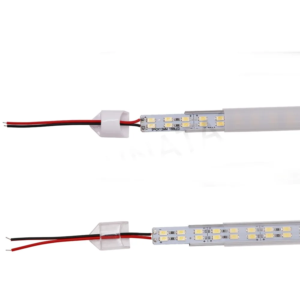 DC12V 72 leds/pc 0.5 m/sztuka IP68 wodoodporna na świeże powietrze biała ciepła biała LED sztywna listwa 5630 dwurzędowa taśma LED Cool White