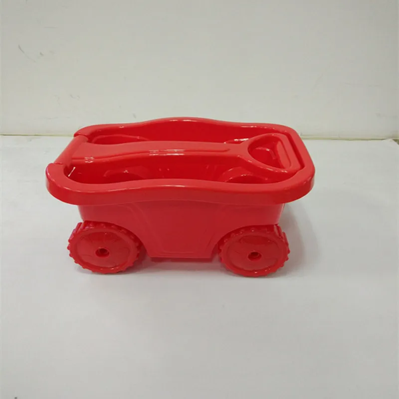 พลาสติกทรายล้อเด็กรถเข็นของเล่นเด็กเล่นทรายและหิมะเครื่องมือ Handcart เล่นทรายเครื่องมือของเล่นชายหาดกีฬากลางแจ้ง