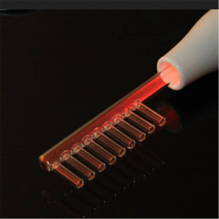 1 Pcs Comb Dar\'sonval High Frequency Electrode Facial Spa Acne Skin Care 1 Pcs Wand Face care Replacement