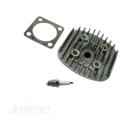 Cylinder Head & Spark Plug For 66cc 80cc 2 Stroke Motorized Bicycle Engine