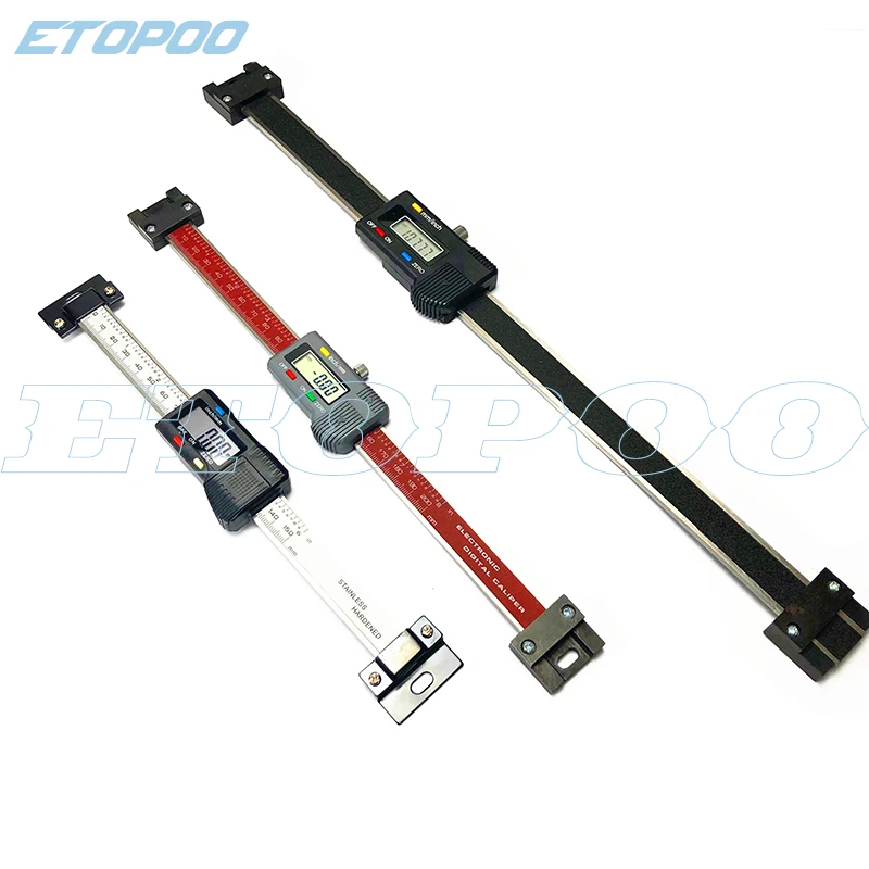 0-150mm 200mm 300mm Digital Horizontal Scale Units Horizontal Electronic Scale Unit LCD Display Inch/MM Machinist Tools