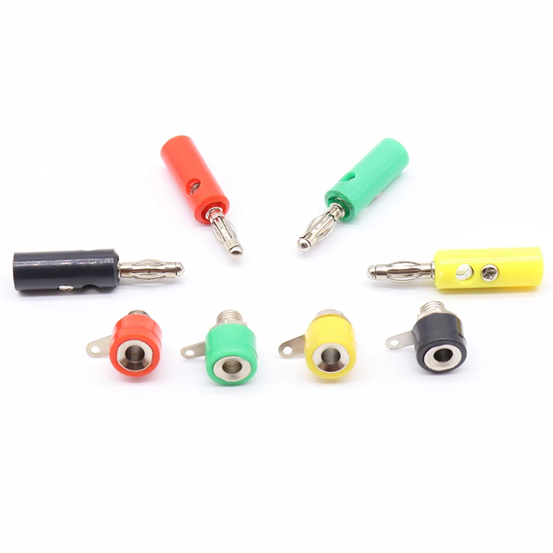 1 męski i żeński J072 4mm wtyk bananowy męski i żeński do wstawiania złącza bananowe Pin DIY części modelu — zdjęcie 7