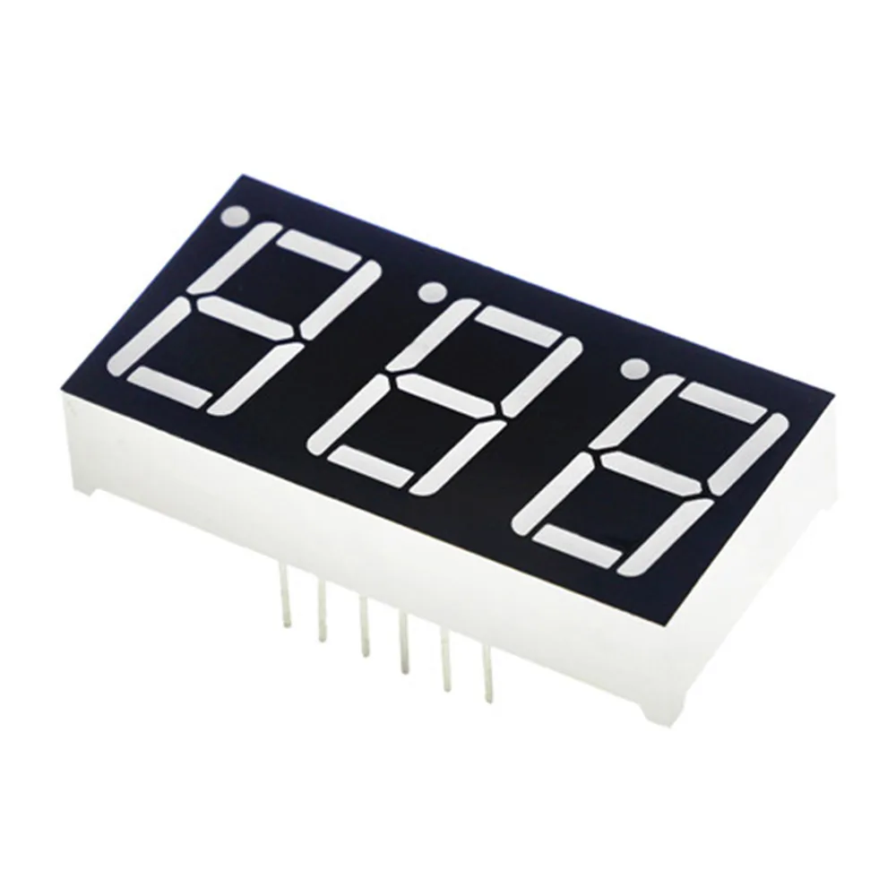 0.56inch 7 Segment 1Bit/2Bit/3Bit/4Bit Digital Tube Red Common Cathode LED Digit Display 8 x 8 Led Lattice Bright Red Dot Matrix