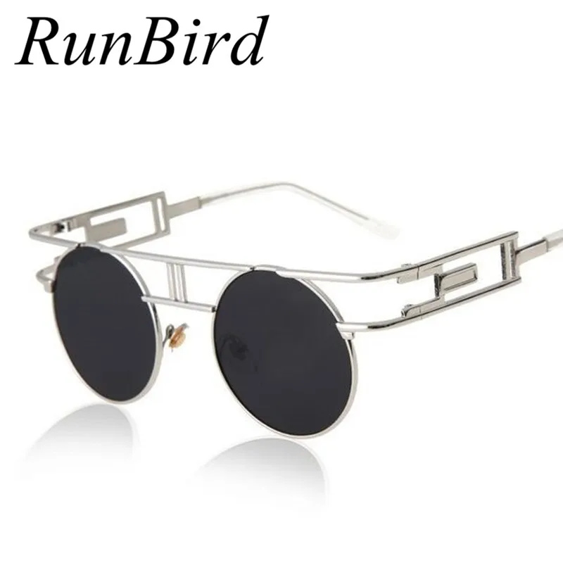 Fashion Metal Frame Vintage Steampunk Sunglasses Goth Glasses Goggles Gothic Round Sunglasses Retro Fashion Accessories R051