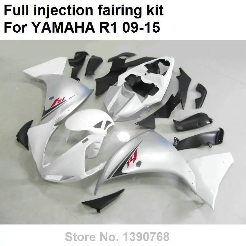 

Bodywork kit for YAMAHA injection molding fairings YZF R1 09 10 11 12 13 14 15 white black fairing kit R1 2009-2015 BD82