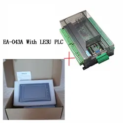 samkoon EA-043A HMI touch screen 4.3 inch and FX3U series PLC industrial control board