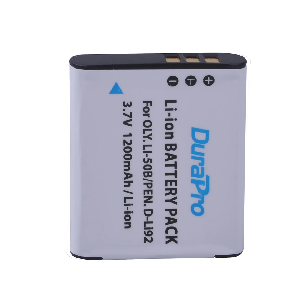 DuraPro 4pc 1200mAh Li-50B D-Li92 Li 50B D LI92 Camera Battery For Olympus SP 810 800uz u6010 u6020 u9010 SZ14 SZ16 d755 U1010