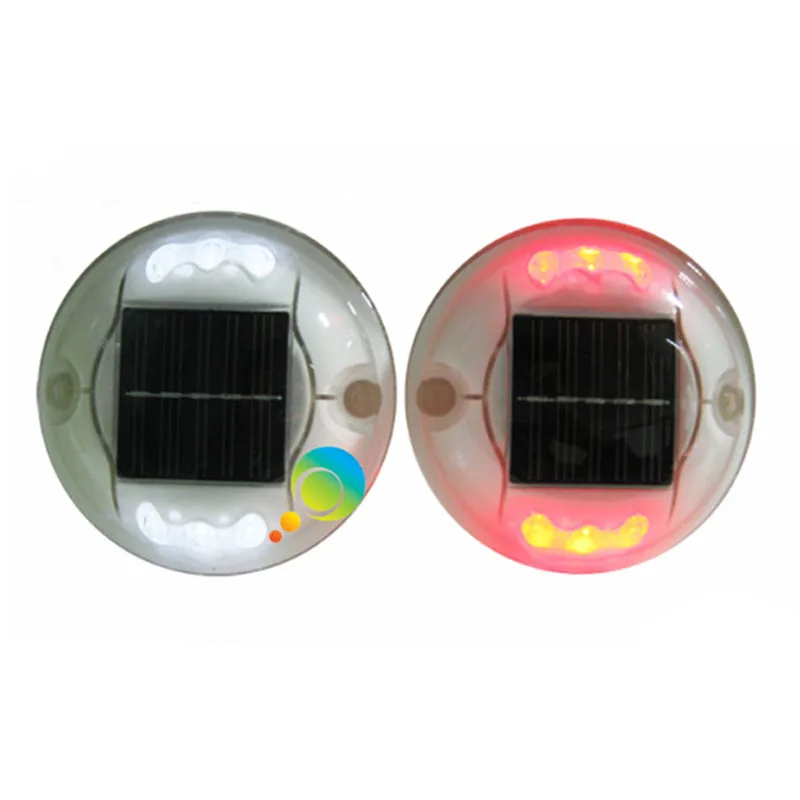 High quality Steady mode deck dock signal light solar power blue LED road stud reflector for road safety