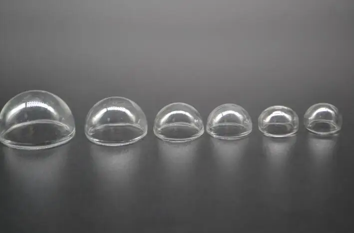 20pcs mix size hemisphere clear Half Globe bubble Glass cover dome Pendant Open Vials Bottle Charms DIY Ring Craft accessories