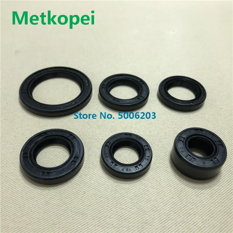 motorcycle DY100 DX100 WIN100 JD100 full complete engine oil seal rubber gear shaft seal for Thailand Honda 100cc DY DX WIN 100