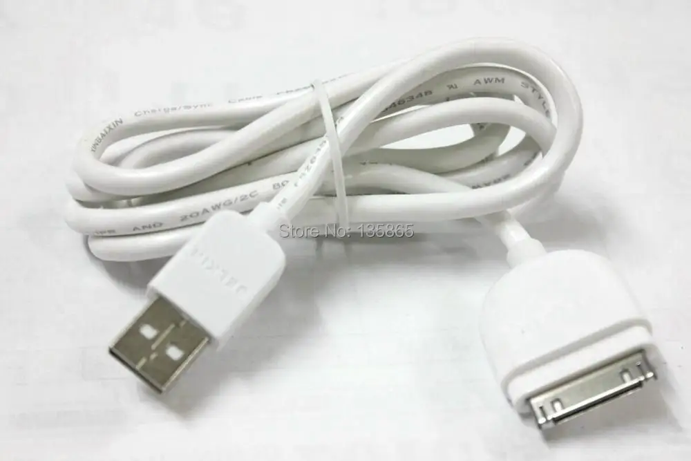 USB Charge Sync Cable F8Z635-04 white for iPhone3G 4s iPad1 2 3 HD 3/iPod Video Classic Mini Nano Photo Touch