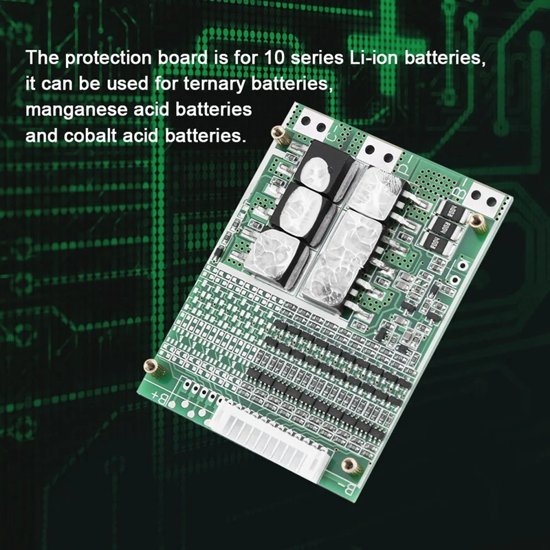 

10S 36V 35A Li-Ion Lipolymer Battery Protection Board Bms Pcb For E-Bike Electric Scooter