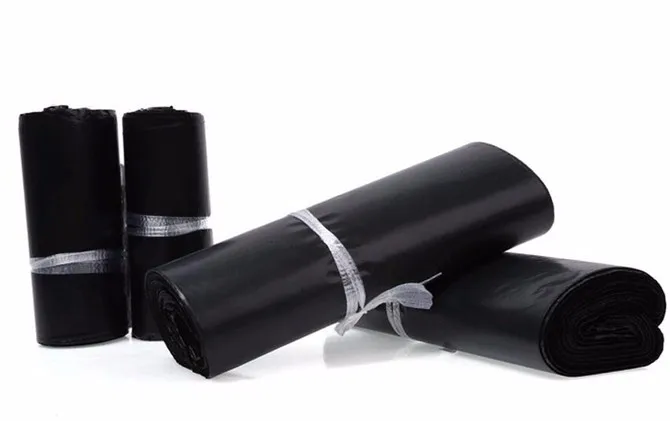 

45*55cm Black Color Poly Self-Adhesive Mailing Bags Courier Poly Plastic Bags Express Mail Packing Bag 100pcs/lot Free shipping