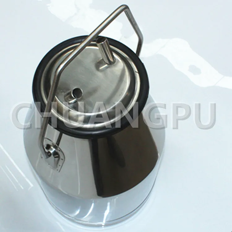 Stainless Steel304 Milk Can, Cow Milking Machine Dedicated 25Liter Milk Bucket