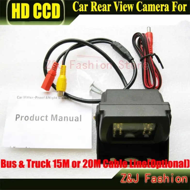 ccd CCD Car Rear View Camera Reverse backup Camera rearview parking 120 Degree 18 IR Nightvision Waterproof Bus & Truck Camera