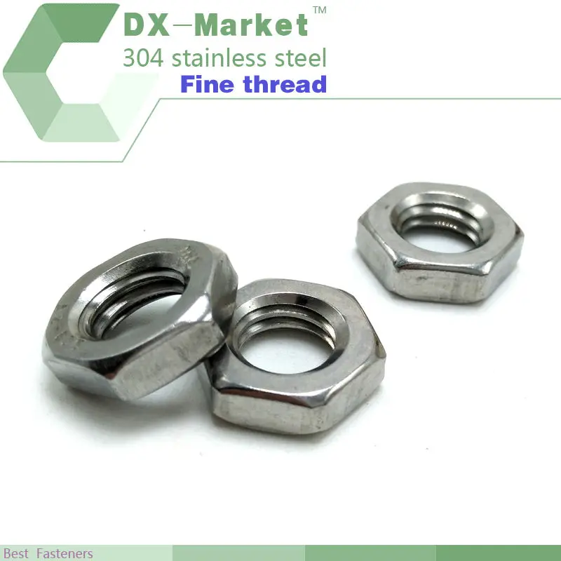 

m16 *1.0p, 30pcs , stainless steel 304 thin nuts , Fine thread hex nut ,B003