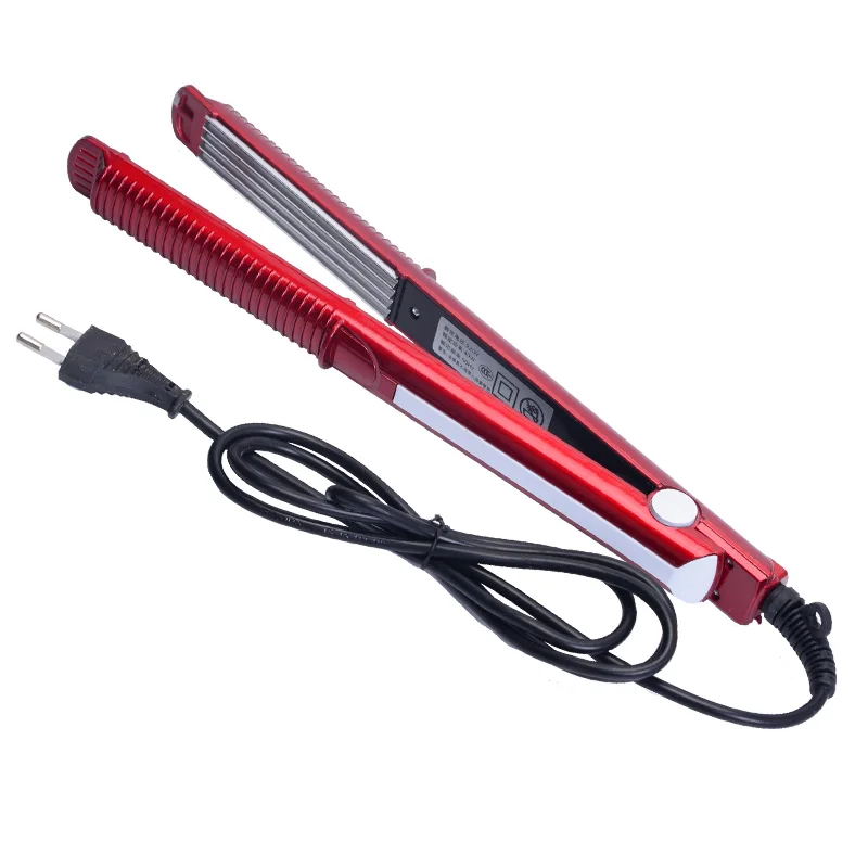 

Hair Curler Iron Electric Corrugated Plate Hair Curling Iron Curls Volume Styling Tools