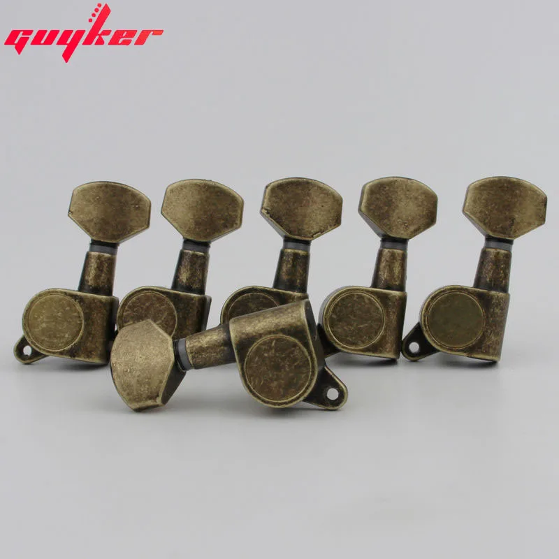 Antique Brass Guitar Tuners Guitar Tuning Pegs machine head J-07 Lock