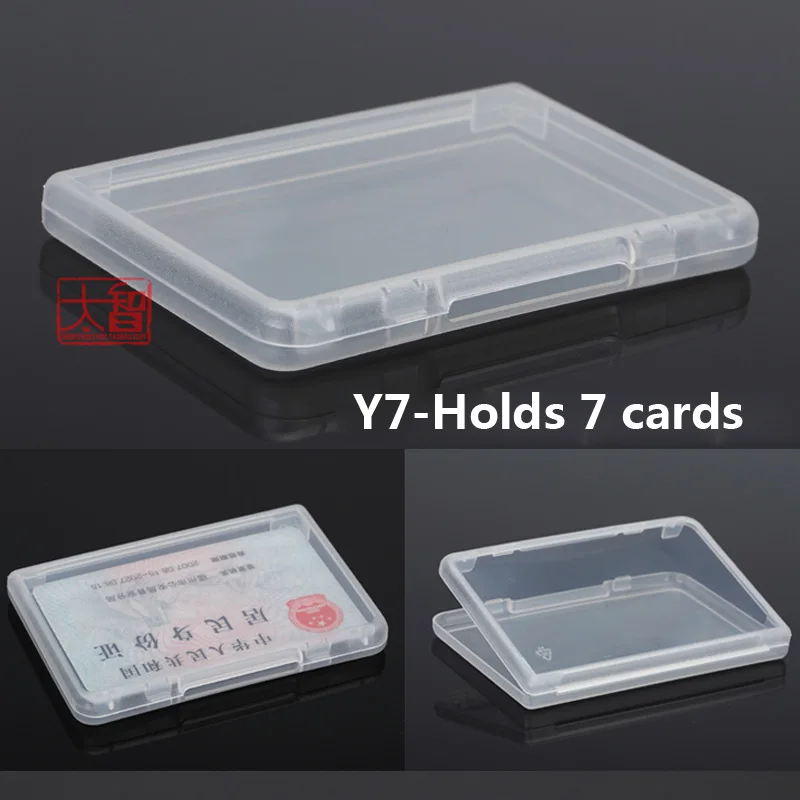 PP Plastic Storage Box Transparent Small Case credit bank vip card Pack boxes DIY Making Part Material Accessories Supplies