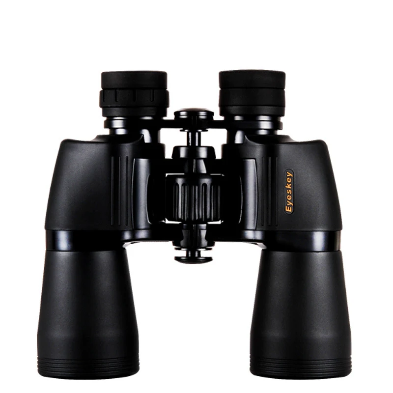 Powerful 10x50 HD Binoculars Eyeskey Porro Professional BAK4 Prism Telescopes Portable Outdoor Camping Hunting Binocular Tools