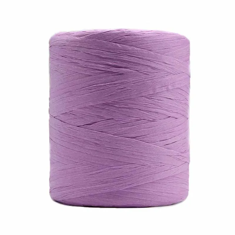 180M/roll Cotton Raffia Yarn for hand knitting Summer Hats Bags Knitted Crochet DIY Handmade Craft Knit Yarn Thread