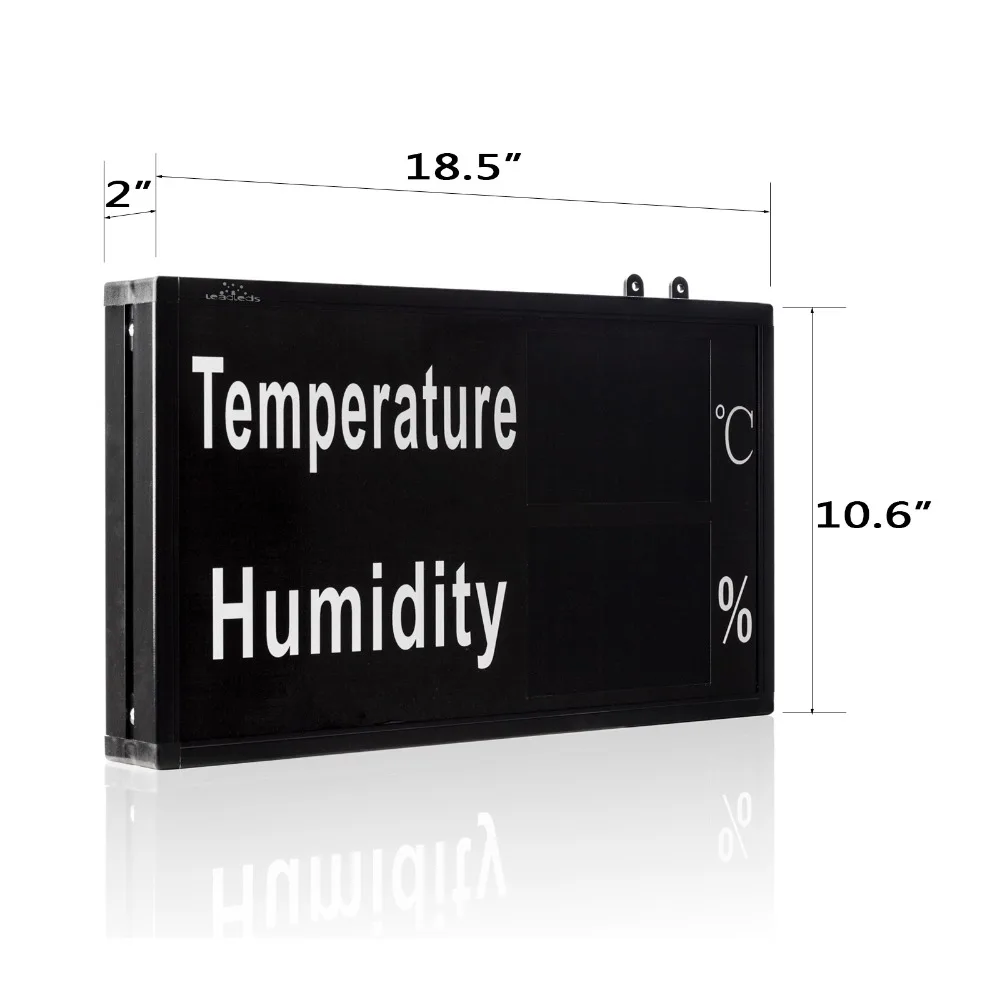 Temperature and Humidity Display Instrument Temperature and Humidity Meter Industrial Temperature and Humidity Instrument Large