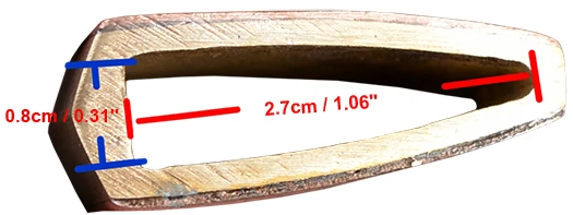 High Quality New Brass Habaki Blade Collar for Japanese Samurai Sword Katana Wakizashi Tanto Nice Sword Accessory Mounting DZ01